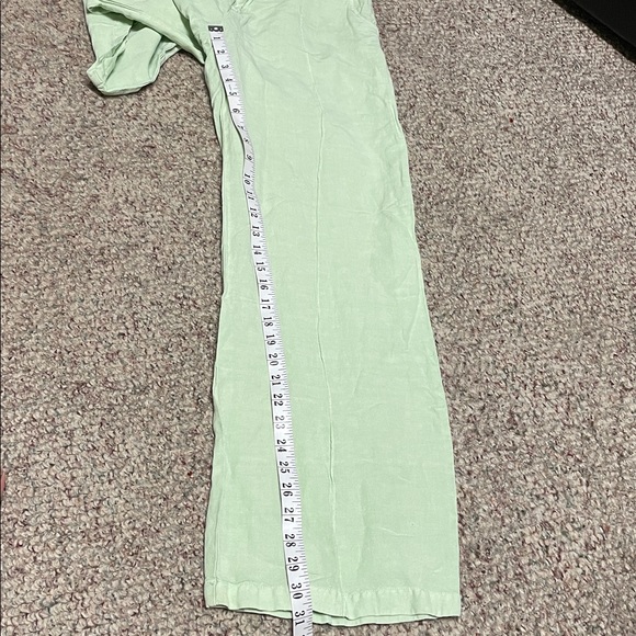Young fabulous and broke Easton linen wide leg Pants- new - Picture 7 of 8